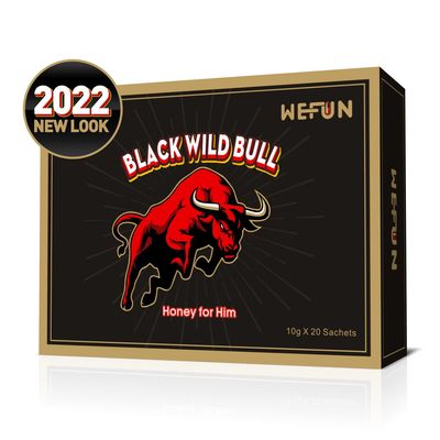 WeFunの黒のBullの高貴な蜂蜜の人の高貴な蜂蜜1の箱20の磨き粉