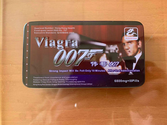 007のViagraの男性の建設の補足1の箱10の丸薬ED処置のタブレット